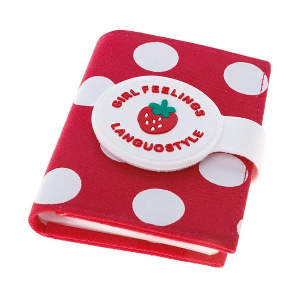Etui na dokumenty Strawberry, czerwone