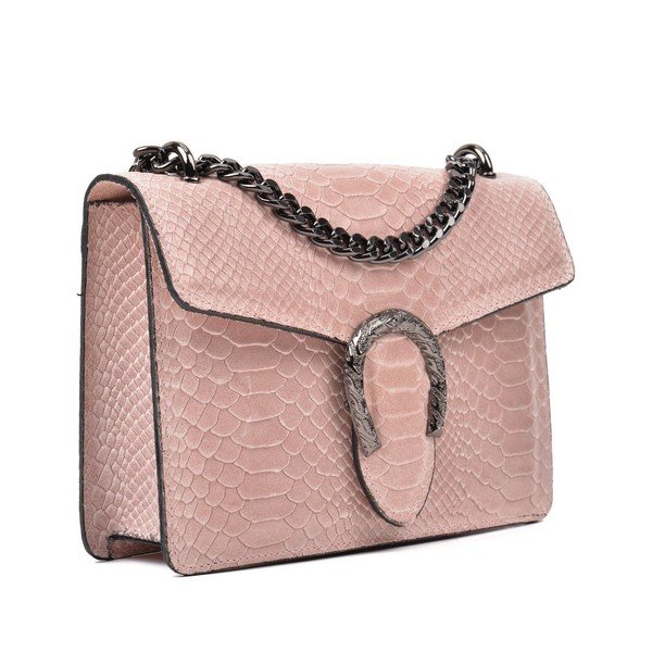 Różowa skórzana kopertówka Renata Corsi Fiona-image-2