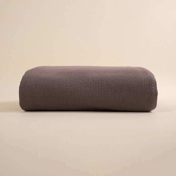 Szara bawełniana narzuta na łóżko Buldan's Hasir, 160 x 220 cm