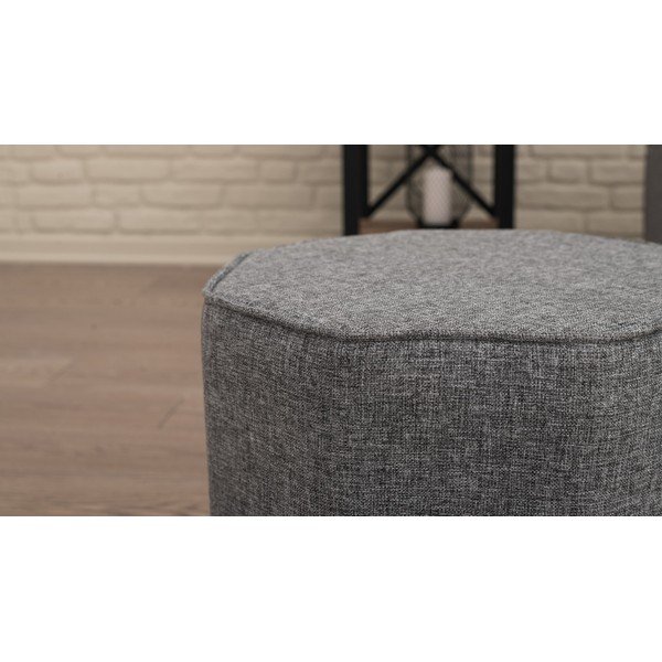 Szary puf Hexa – Balcab Home-image-2