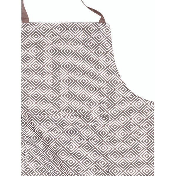 Brązowy bawełniany fartuch Tiseco Home Studio Tetris-image-2