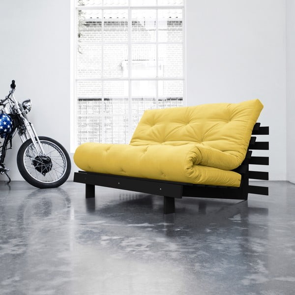 Sofa rozkładana Karup Roots Wenge/Amarillo-image-2