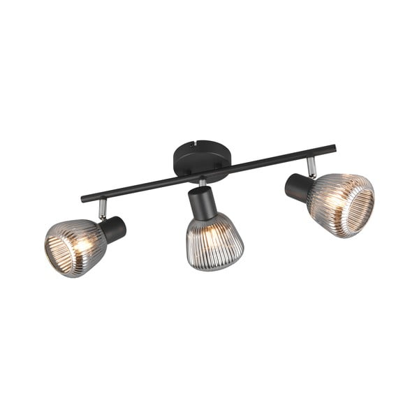 Czarna lampa punktowa ø 10 cm Tarifa – Trio-image-1