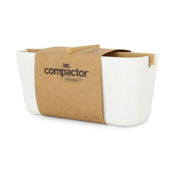 Biały organizer łazienkowy Compactor Ecologic, 21x8 cm-image-2