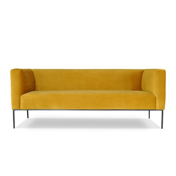 Żółta sofa 3-osobowa Windsor  & Co. Sofas Neptune