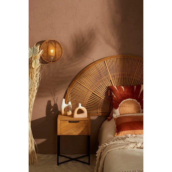 Drewniano-bambusowa dekoracja ścienna 159x80 cm Solor – Sema-image-2