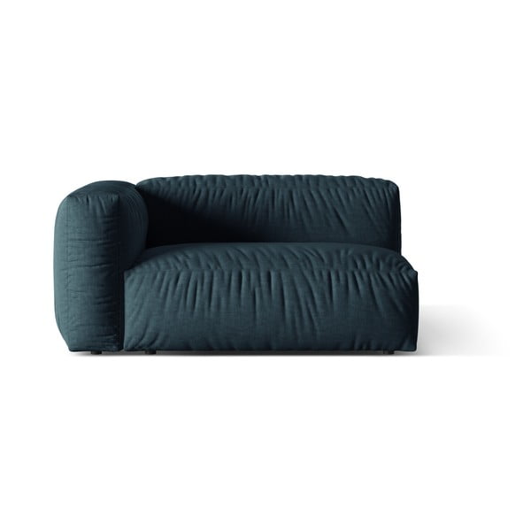 Ciemnoniebieski moduł sofy (lewostronny) Martina – Micadoni Home