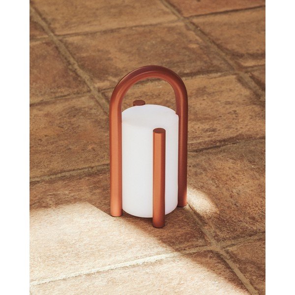 Lampa zewnętrzna przenośna LED na USB ø 14 cm Leros – Kave Home-image-2