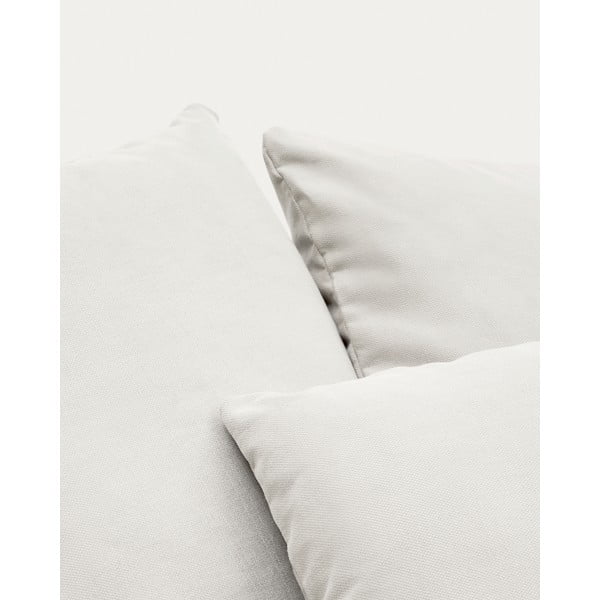 Biały pokrowiec na fotel 140 cm Nora – Kave Home-image-4