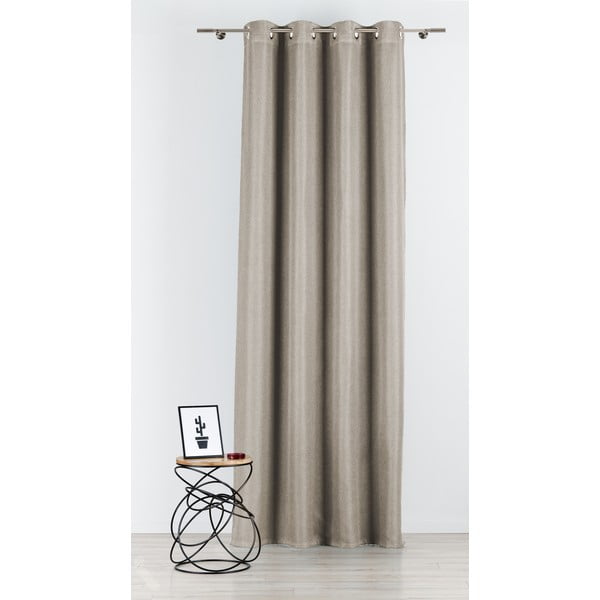 Beżowa zasłona 140x260 cm Avalon – Mendola Fabrics-image-2
