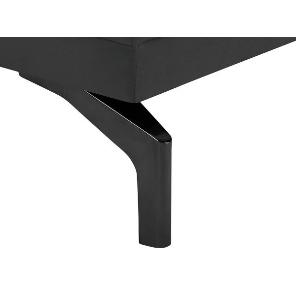 Ciemnoszary fotel z czarną konstrukcją Windsor & Co Sofas Jupiter-image-4