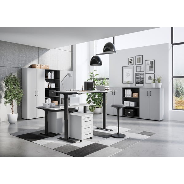 Biurko z elektryczną regulacją wysokości 80x160 cm Agenda – Germania-image-1