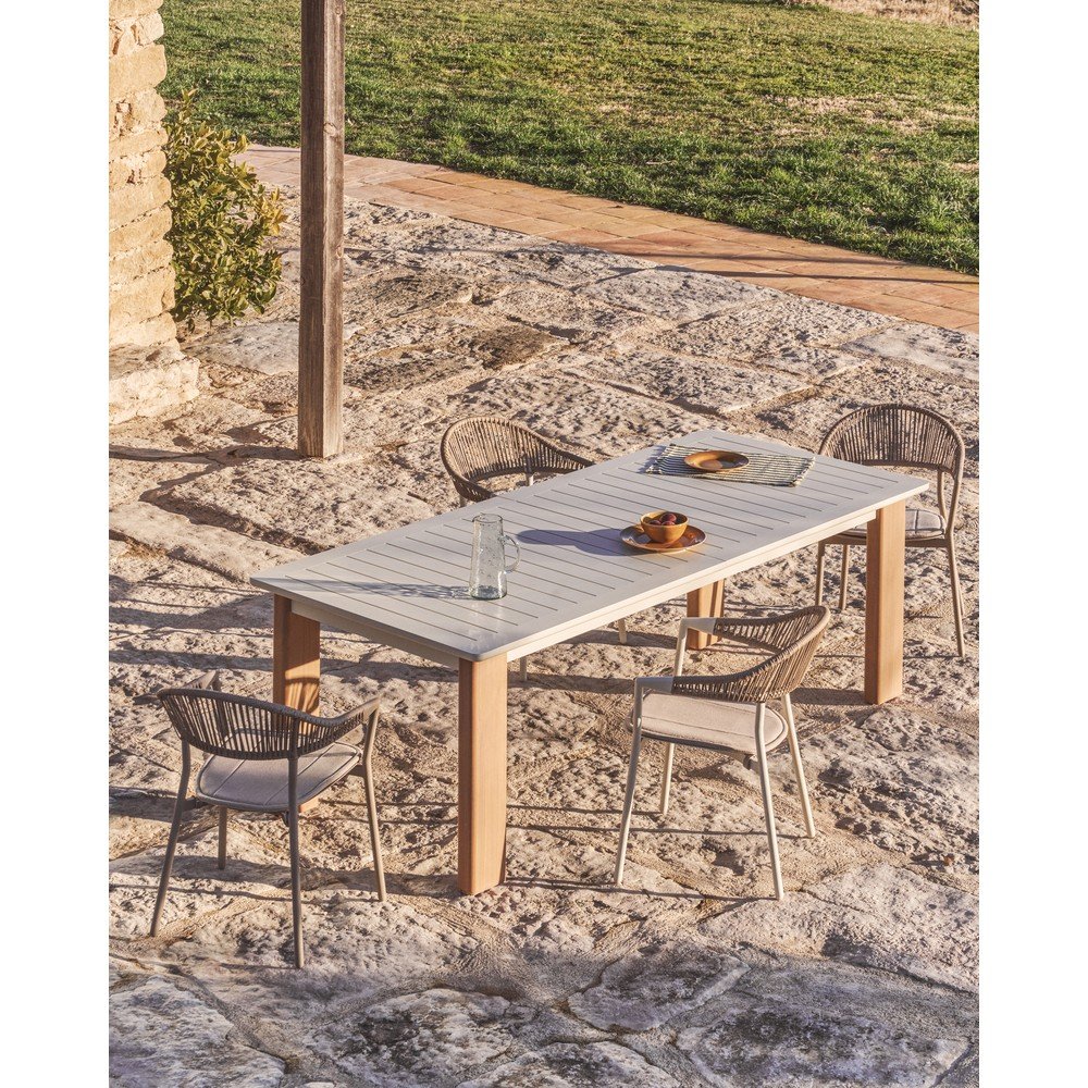 Metalowy stół ogrodowy 100x233 cm Livorno – Kave Home (zdjęcie 6)