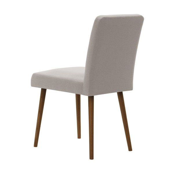 Szarobrązowe krzesło z ciemnobrązowymi nogami Ted Lapidus Maison Fragrance-image-3