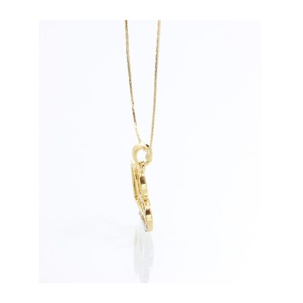 Naszyjnik ze Swarovski Elements Laura Bruni Crystal Yasmine Two Hearts-image-1