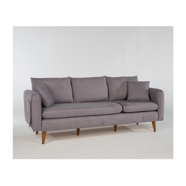 Szara sofa 215 cm Sofia – Balcab Home-image-2