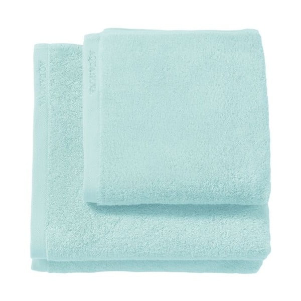 Jasnoniebieski ręcznik kąpielowy Aquanova London, 70x130 cm