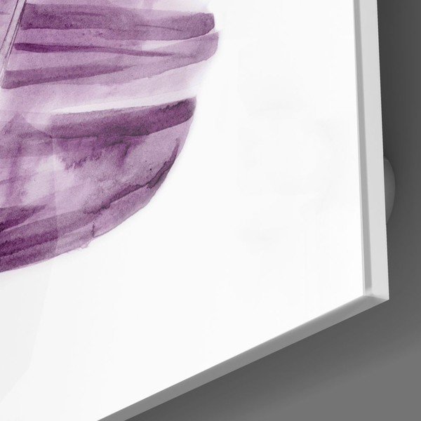 Szklany obraz Insigne Lila Leaf, 46x72 cm-image-2
