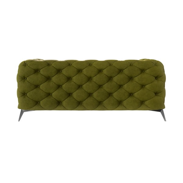 Zielona aksamitna sofa 185 cm Chelsea – Ropez-image-2