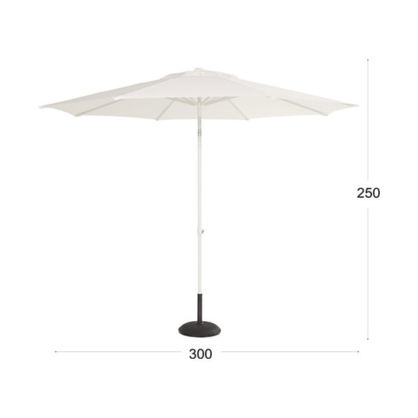 Beżowy parasol Hartman, ø 300 cm-image-1