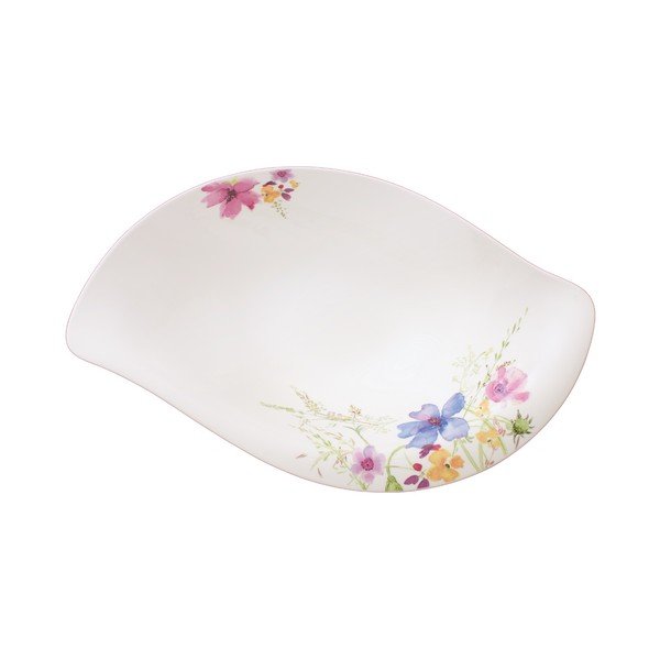 Biała porcelanowa miska na sałatkę z motywem kwiatów Villeroy & Boch Mariefleur Serve, 3,8 l-image-1