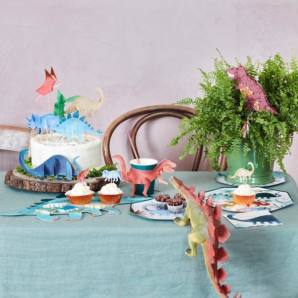 Papierowe papilotki do muffinek zestaw 24 szt. Dinosaur Kingdom – Meri Meri-image-1
