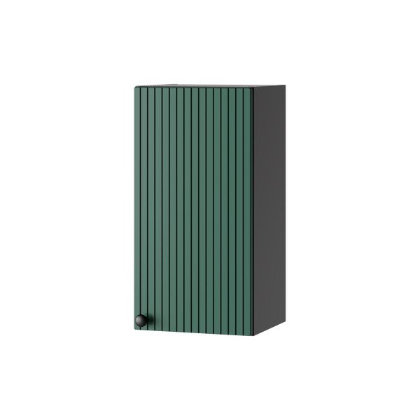 Zielono-antracytowa niska wisząca szafka łazienkowa 30x58 cm Asti – STOLKAR