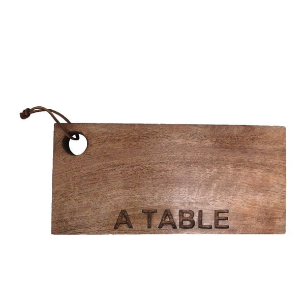 Drewniana deska A Table
