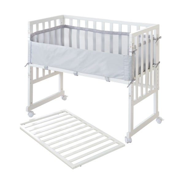 Białe łóżeczko 90x45 cm – Roba-image-1