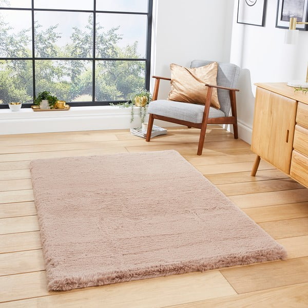 Jasnoszary dywan Think Rugs Super Teddy, 80x150 cm-image-1