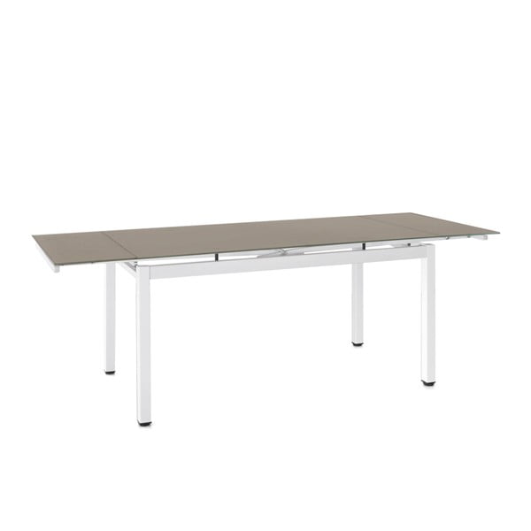 Stół rozkładany Tecno, 150-220 cm, beżowy