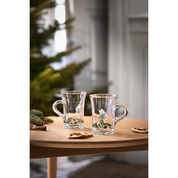 Szklane kubki zestaw 2 szt. ze świątecznym motywem 230 ml Christmas – Holmegaard-image-2