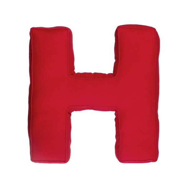 Poduszka w kształcie litery H, czerwona