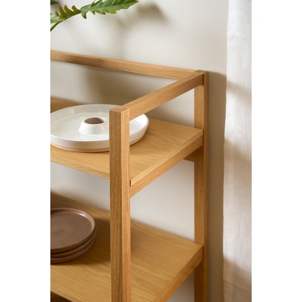 Regał w dekorze dębu w naturalnym kolorze 80x93x40 cm Ludza – Actona-image-3