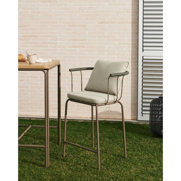 Jasnozielony hoker ogrodowy Salguer – Kave Home-image-1