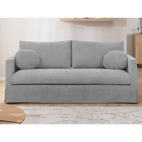 Jasnoszara sofa 195 cm Paphos – Ropez-image-4