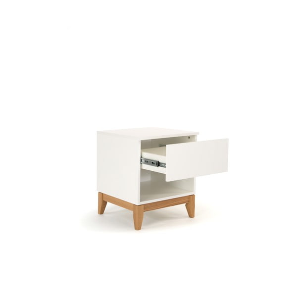 Biała szafka nocna Woodman Blanco-image-4