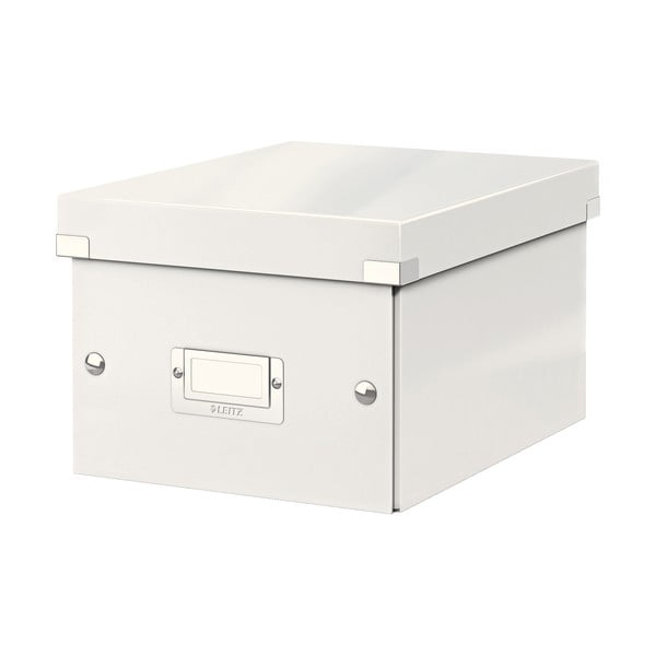 Biały kartonowy pojemnik z pokrywką 22x28x16 cm Click&Store – Leitz