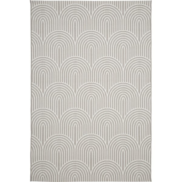 Szaro-beżowy dywan zewnętrzny Westwing Collection Arches, 200 x 290 cm
