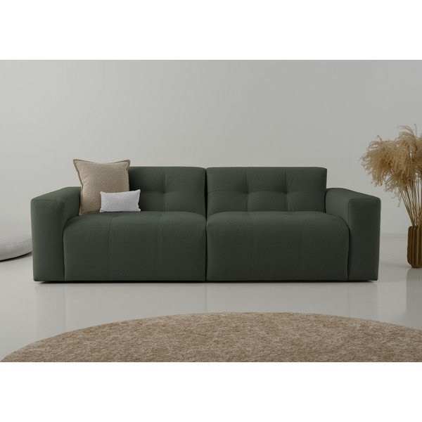 Ciemnozielona sofa 220 cm Maxel – Scandic-image-1