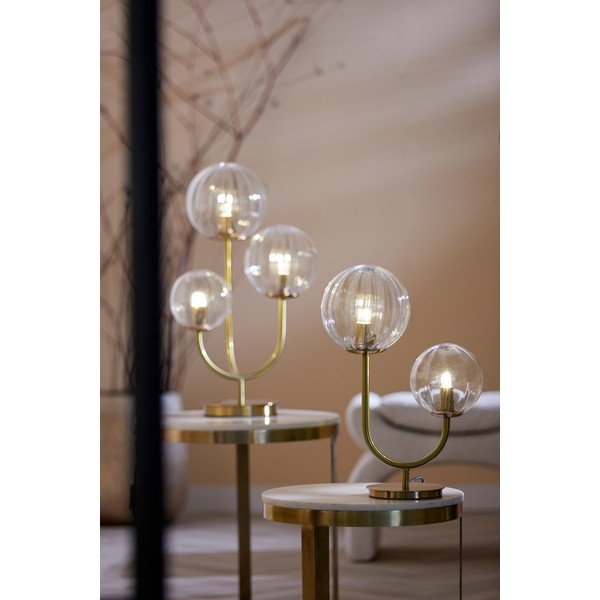 Lampa stołowa w kolorze złota (wysokość 43 cm) Magdala – Light & Living-image-1
