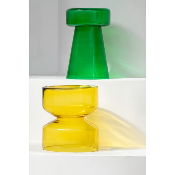 Szklany okrągły stolik ø 30 cm Corcho  – Leitmotiv-image-1