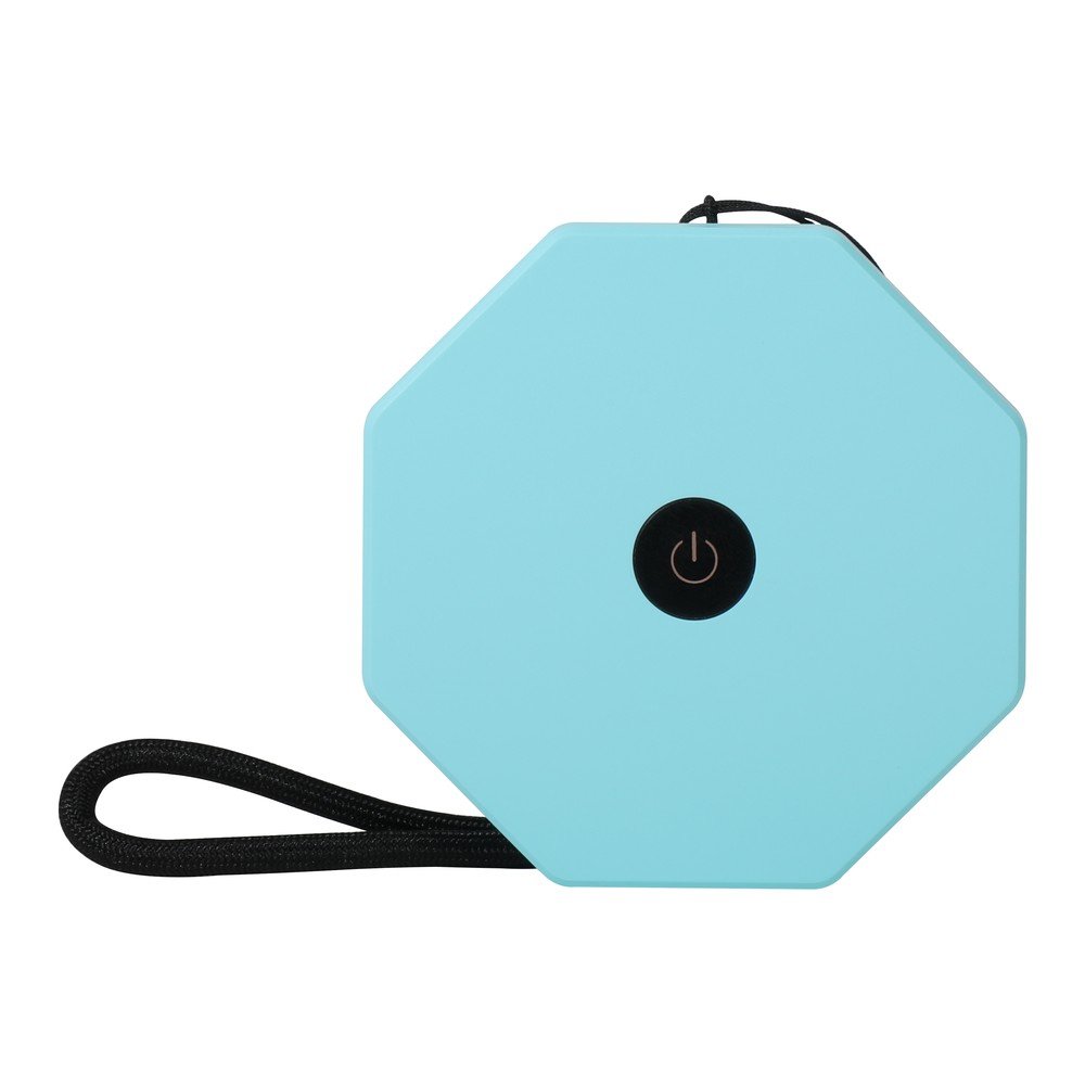 Biało-turkusowa dekoracja świetlna na USB ø 8 cm Twist – Gingko