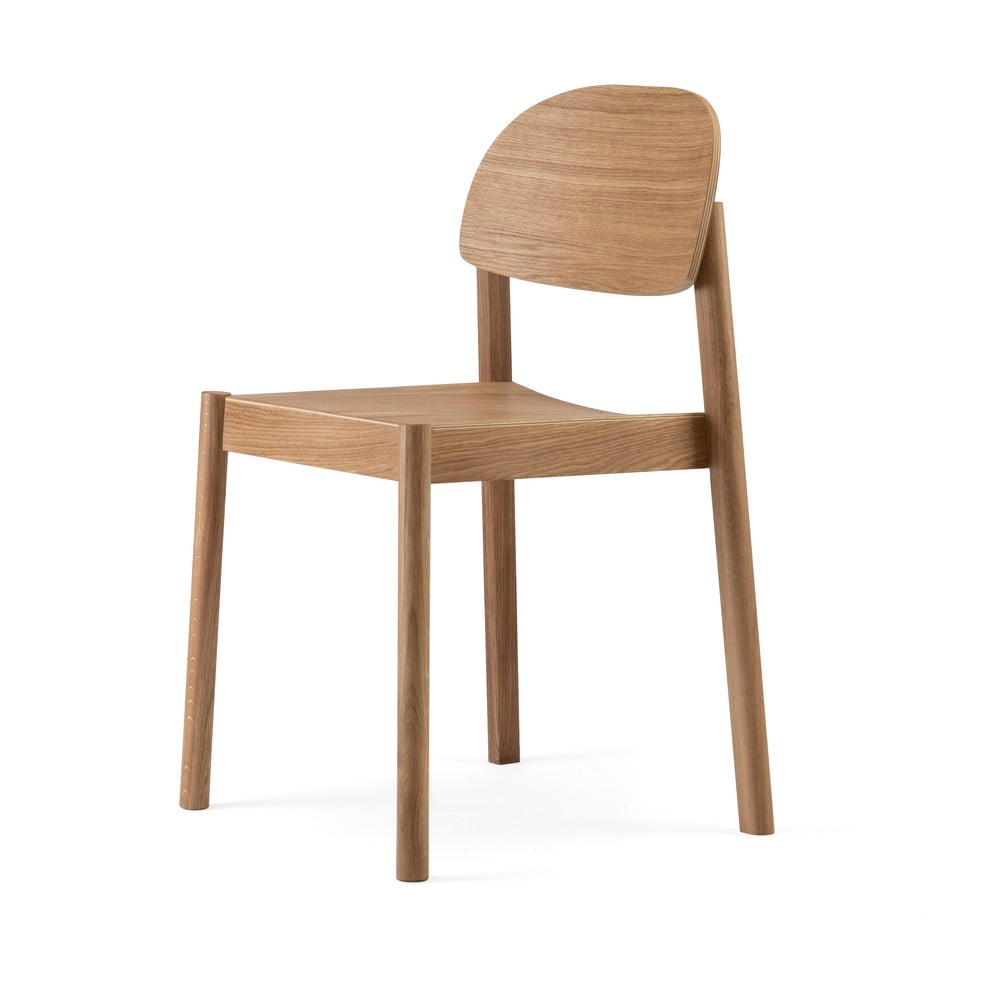 Krzesło z drewna dębowego EMKO Citizen Oval