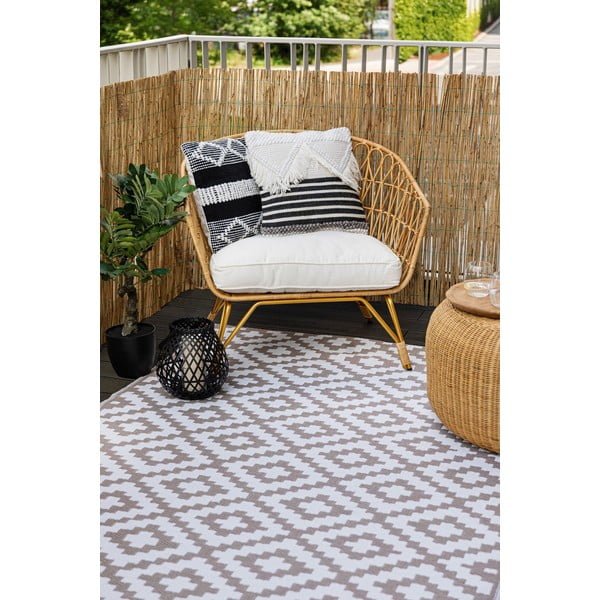 Poduszka zewnętrzna z tworzywa z recyklingu Green Decore Hobart, 45x45 cm-image-4