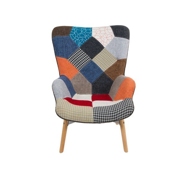 Kolorowy fotel z podnóżkiem Santiago Pons Haya-image-2