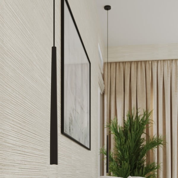 Czarna lampa wisząca ø 19,5 cm Bliss – Sollux-image-3