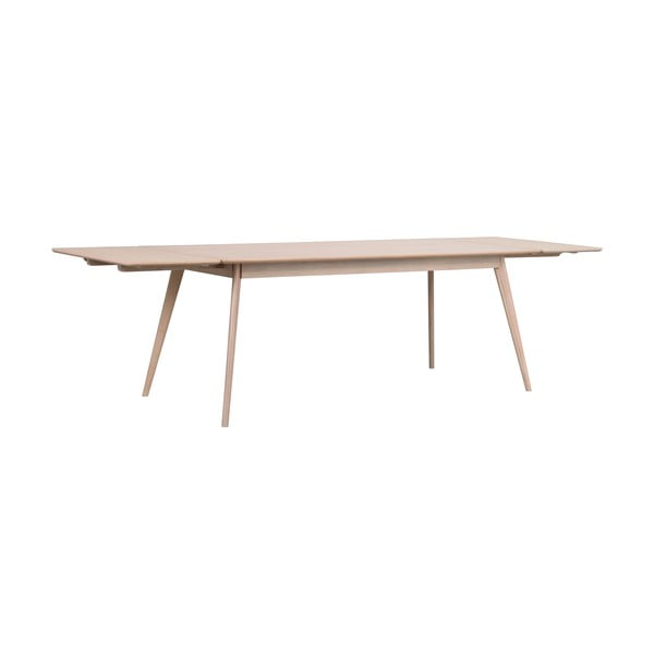 Rozkładany stół z blatem w dekorze dębu 190x90 cm Yumi – Rowico-image-4