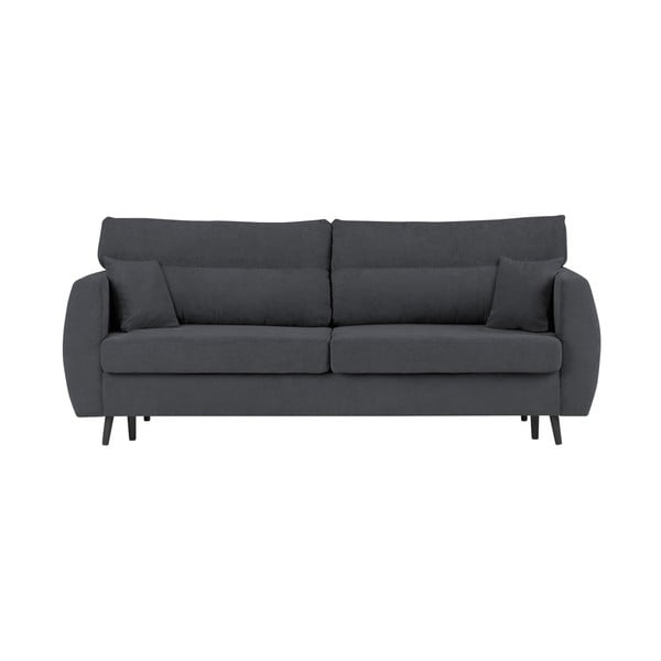 Ciemnoszara 3-osobowa sofa rozkładana ze schowkiem Cosmopolitan design Brisbane