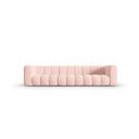 Różowa sofa 318 cm Lupine – Micadoni Home